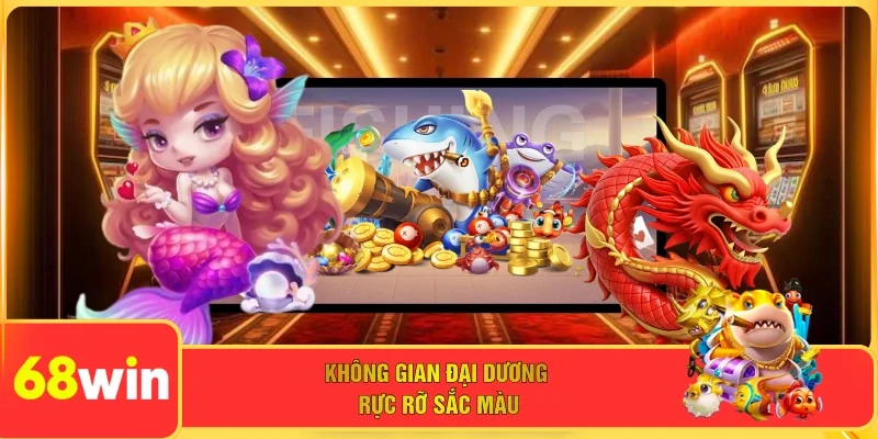 Không gian đại dương rực rỡ sắc màu