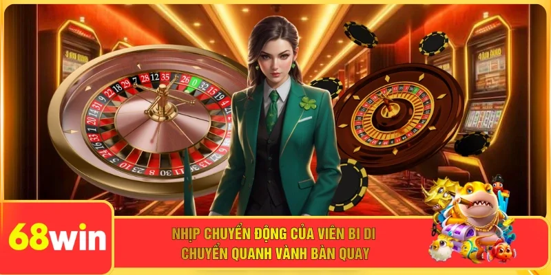 Nhịp chuyển động của viên bi di chuyển quanh vành bàn quay